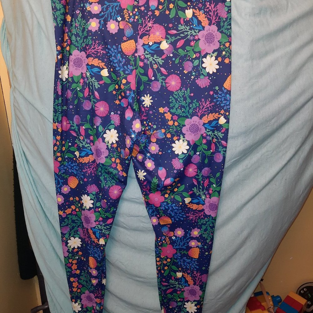 Blackmilk Floral Legging XL